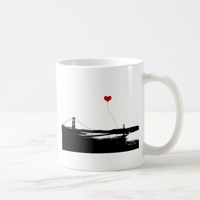 Caneca De Café Amante de golden gate bridge San Francisco (Direita)