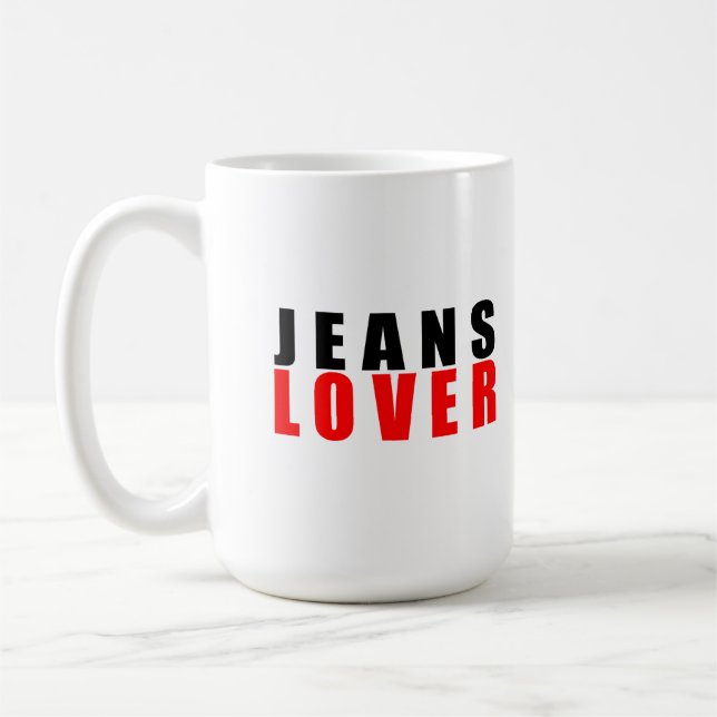 Caneca De Café amante de jeans (Esquerda)
