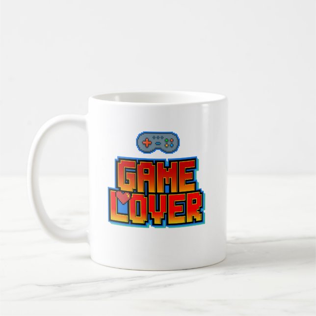 Caneca De Café Amante de Jogos (Esquerda)