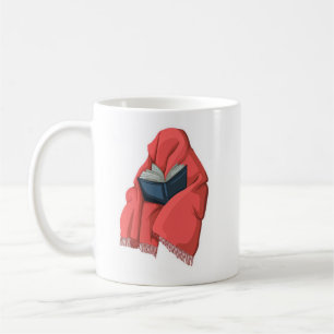Caneca De Café Amante de Livros Confortáveis – Leitura Aconchegan