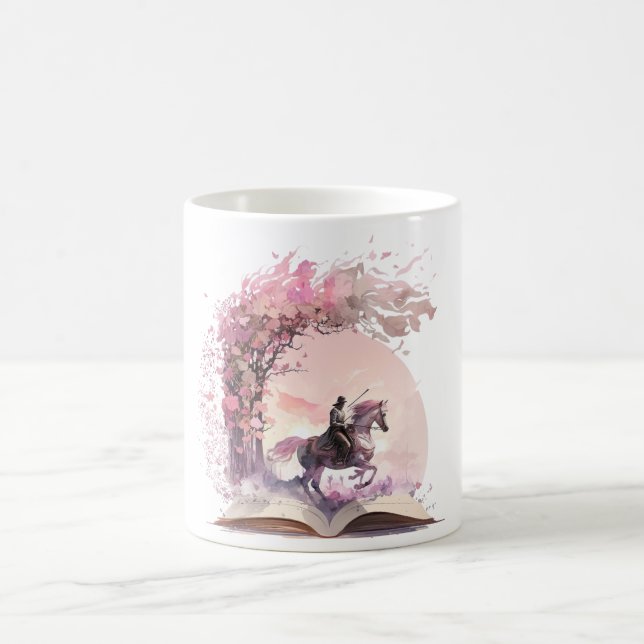 Caneca De Café Amante de Livros de Fantasia  (Centro)