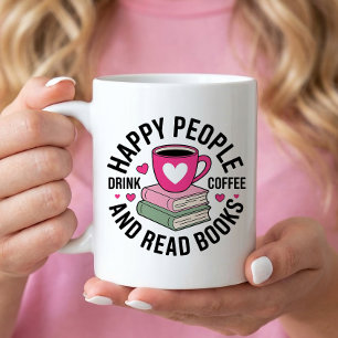 Caneca De Café Amante de Livros Divertidos Viciado em Café Nerd d