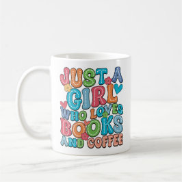 Caneca De Café Amante de Livros e Café