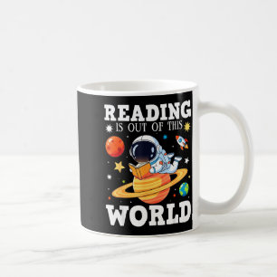 Caneca De Café Amante de livros engraçados, ler é fora deste mund