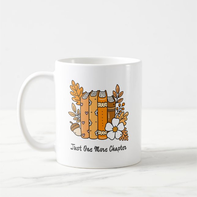 Caneca De Café Amante de Livros Só Mais Um Capítulo (Esquerda)