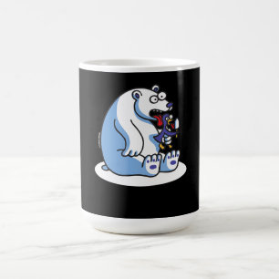 Caneca De Café Amante de os animais Engraçado do Sorvete Pinguim