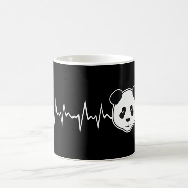 Caneca De Café Amante de Panda (Centro)