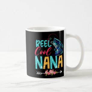 Caneca De Café Amante de pesca engraçado feliz dia das mães corre