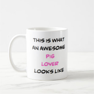 Caneca De Café amante de porco, incrível