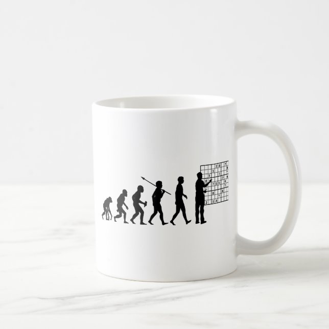 Caneca De Café Amante de Sudoku (Direita)