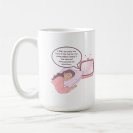 Caneca De Café Amante de True Crime Design Minimalista | Humor Ne