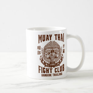 Caneca De Café Amante do Boxe Tailandês Boxeador Lutador de Muay