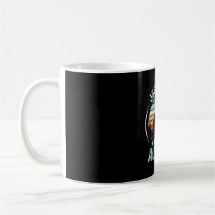 Caneca De Café Amante do Cão Pastor Australiano Retro Pôr do Sol
