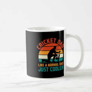 Caneca De Café Amante do críquete esportivo da Índia jogador de c