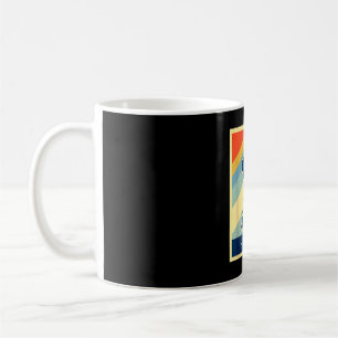 Caneca De Café Amante do esporte de caminhada vintage retro 