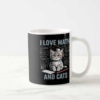Caneca De Café Amante do Gato da Matemática Professor de Matemáti
