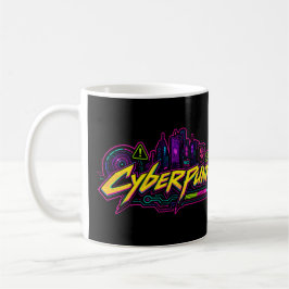 Caneca De Café Amante do Gênero Cyberpunk