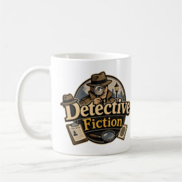 Caneca De Café Amante do Gênero Ficção Policial