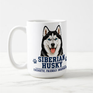 Caneca De Café 🐾 Amante do Husky Siberiano 🐾