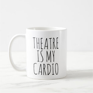 Caneca De Café Amante do Teatro Humor de Performer Citação Engraç