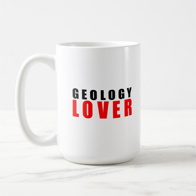 Caneca De Café Amante geológico (Esquerda)