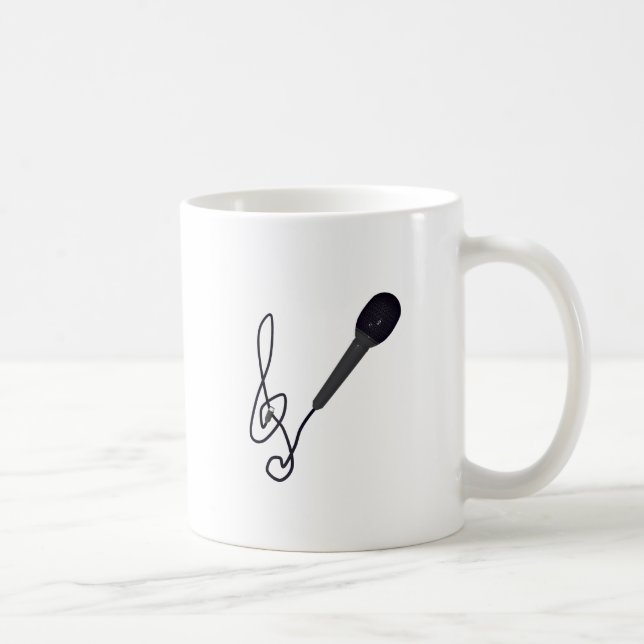 Caneca De Café amante musical (Direita)