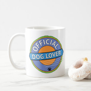 Caneca De Café Amante Oficial de Cães