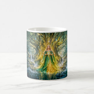 Caneca De Café Amante Sob a Árvore do Mundo – Magia Fantasia Ar