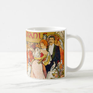 Caneca De Café Amantes, Alphonse Mucha