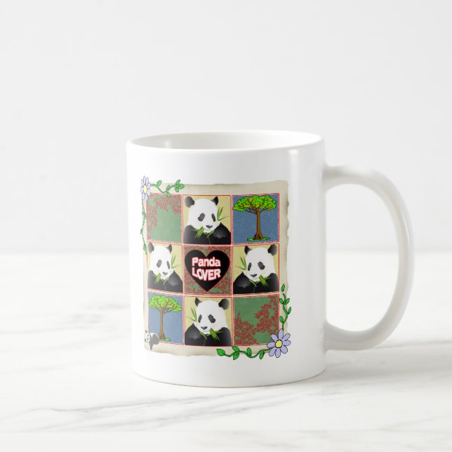 CANECA DE CAFÉ AMANTES DA PANDA - PRESENTES (Direita)