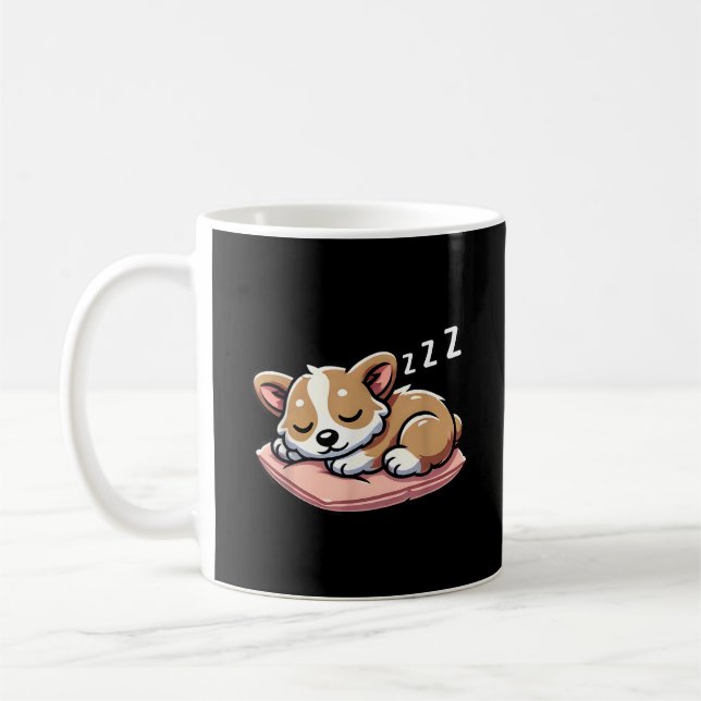 Caneca De Café Amantes de Animais Adoráveis e Fofos que Dormem Co (Esquerda)