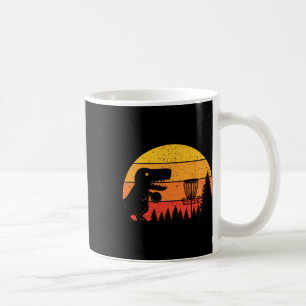 Caneca De Café Amantes de Esportes de Golfe de Disco de Dinossaur
