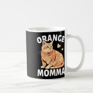 Caneca De Café Amantes De Gato De Gato De Mama Laranja