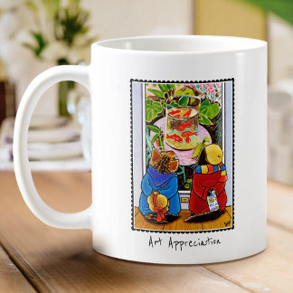 Caneca De Café Amantes de Gato de Texto Curto Personalizado