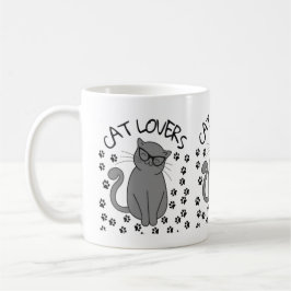Caneca De Café Amantes de gatos