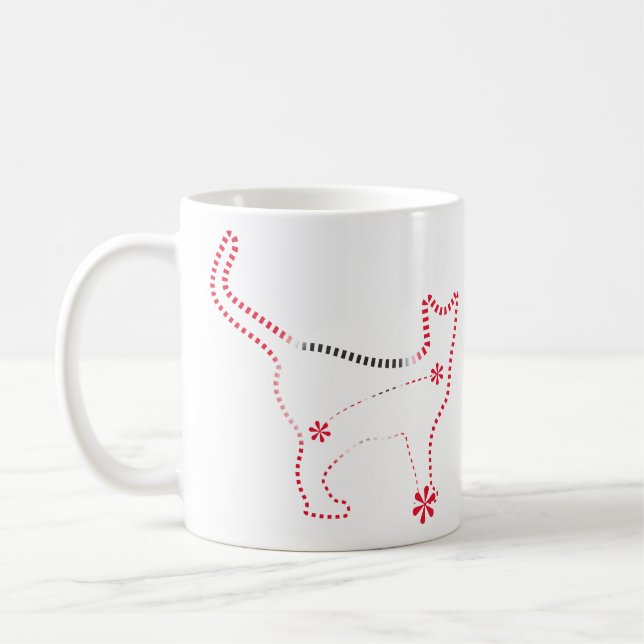 Caneca De Café Amantes de gatos (Esquerda)