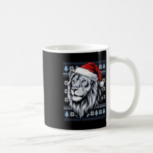 Caneca De Café Amantes de Leão de Leão de Leão de Natal Feia de S