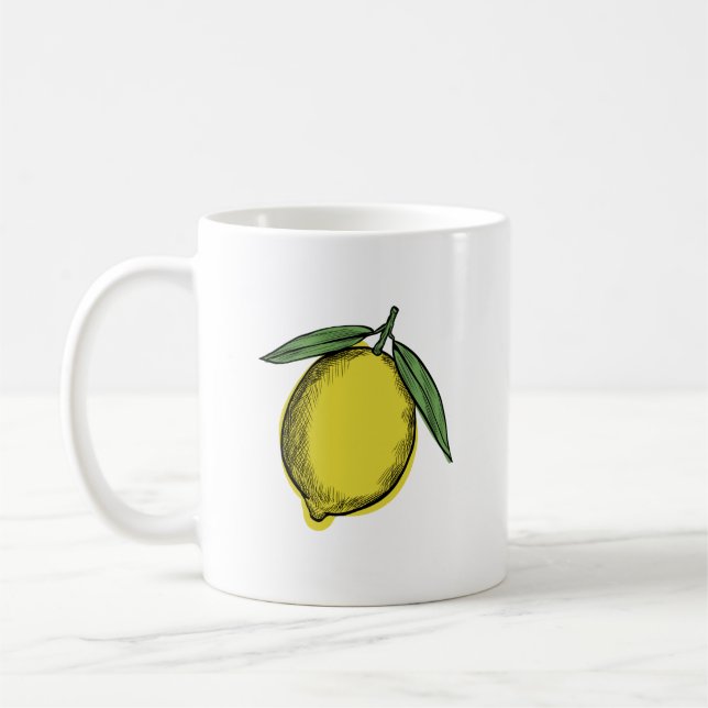 Caneca De Café Amantes de limão (Esquerda)