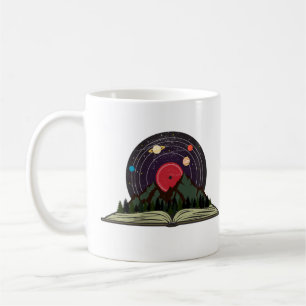 Caneca De Café Amantes de livros e música disco de vinil retrô