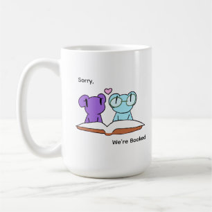 Caneca De Café Amantes de livros sapo fofo