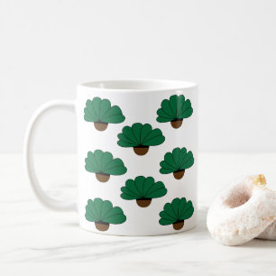 Caneca De Café Amantes de Plantas Vasos de Plantas Verdes