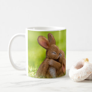 Caneca De Café Amantes de Primavera Bunny