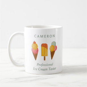 Caneca De Café Amantes de Sorvete Engraçados Humor Fofo Personali