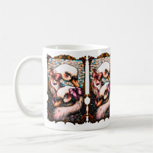 Caneca De Café Amantes do Cisne