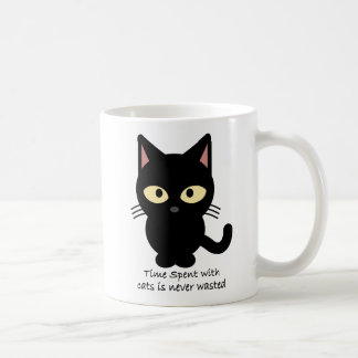 Caneca De Café Amantes do gato. O tempo passado com gatos é