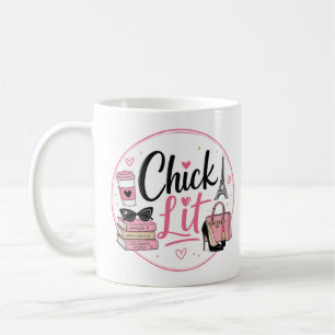 Caneca De Café Amantes do Gênero Chick Lit