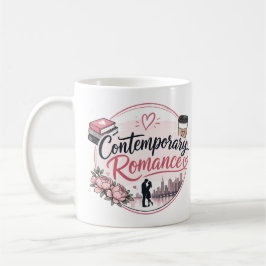 Caneca De Café Amantes do Gênero Romance Contemporâneo