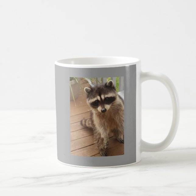 Caneca De Café Amantes do Racoon (Direita)