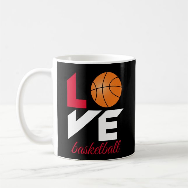 Caneca De Café Amar basquetebol (Esquerda)
