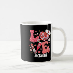 Caneca De Café Amar Enfermeira Vida Cna Vida Disco Coração Enferm